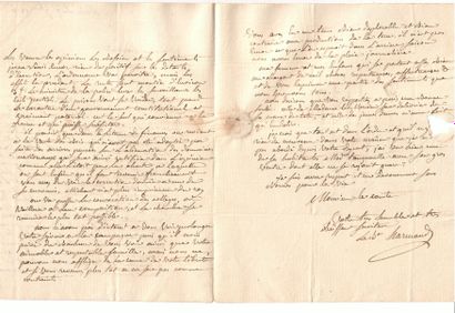 HARMAND (Nicolas-François, Baron d'ABANCOURT)...