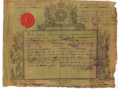 COLONIES. SAINT DOMINGUE. Congé absolu pour...