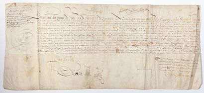 SARTHE. 1626. CHÂTEAU DU LOIR. Lettre Royale...