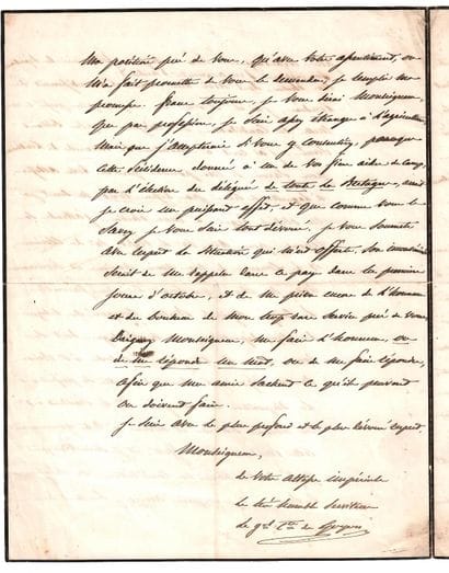 Comte de GOYON (Charles Marie Augustin) Military,...