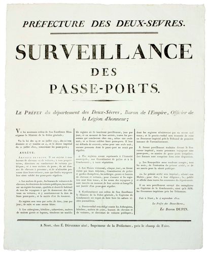 DEUX-SÈVRES. 1812. 