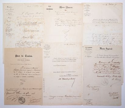 IMPERIAL NAVY. Military papers of Marie Antoine...