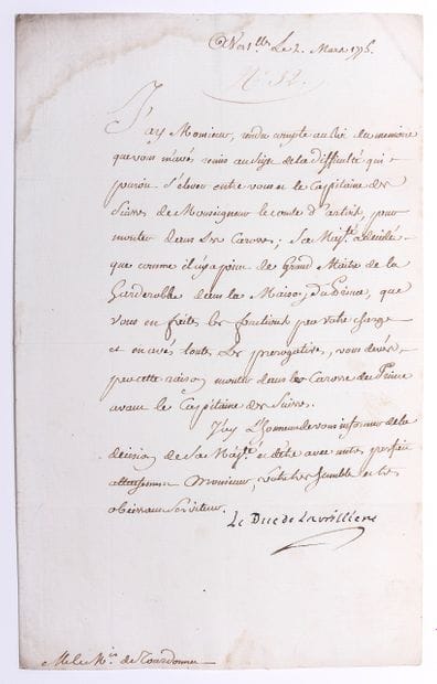 SAINT FLORENTIN (Louis PHÉLYPEAUX, Comte...