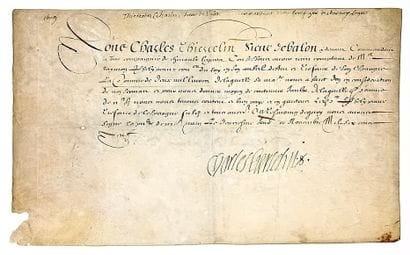 Charles TIERCELIN Seigneur de BALLON (sic...