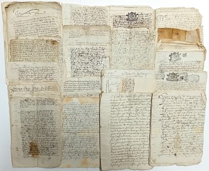 AVEYRON (Rouergue). 1572. Archive of the...