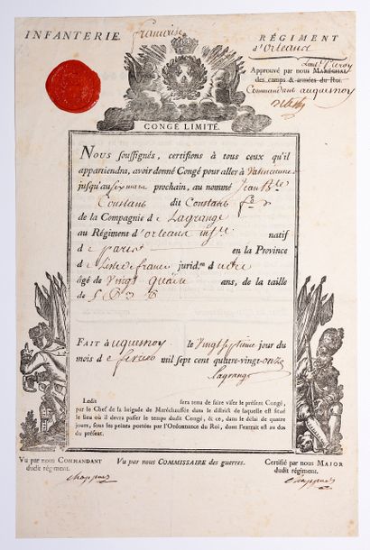 GERBOUS DE LA GRANGE (Jean Charles) Mézin...