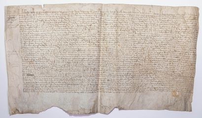 SARTHE. 1474. Aveu of the Fiefs of BEZONNAIS...