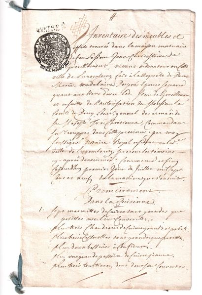 LUXEMBOURG. 1709. 