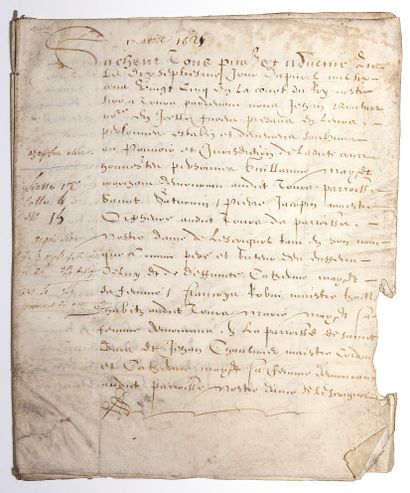INDRE-ET-LOIRE. On April 17, 1625, in the...