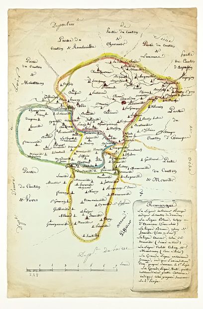 DOURDAN (Essonne). 1793. Projet pour la Création...