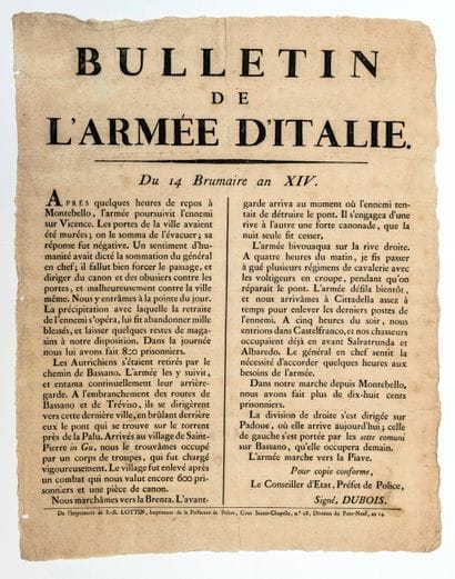 EMPIRE. ITALIAN CAMPAIGN 1805. 