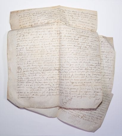 ORNE. ARGENTAN. Bundle of 5 Parchments: Rente...
