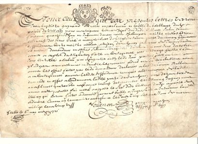 ESSONNE. VILLEROY-MENNECY (91). Bailliage...