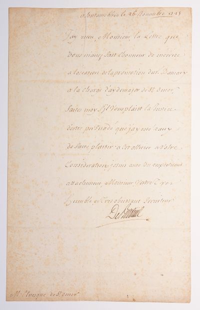 BRETEUIL (François-Victor Le TONNELIER, Marquis...