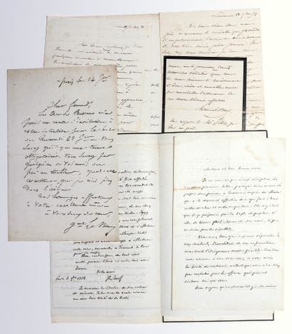 MARÉCHAL LEBOEUF family. Set of 12 Letters:...