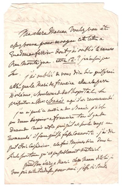 Comte Philippe de SÉGUR, written from the...