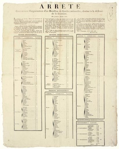 EASTERN PYRÉNÉES. 1808. EMPIRE. 