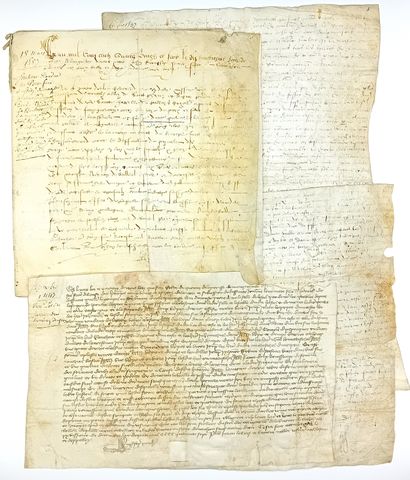 MANCHE. 1442. Seigneury of MAGNEVILLE and...