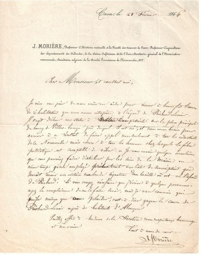 Jules MORIÉRE, Naturalist, Chemist, Writer,...