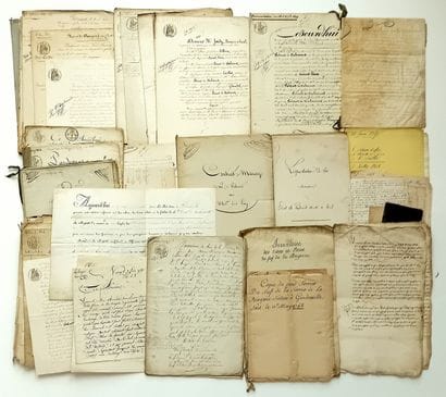 MEURTHE-ET-MOSELLE. Archive of 70 documents...