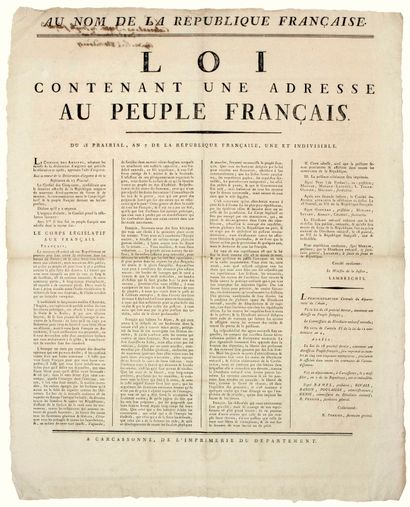 AUDE. 1799. 