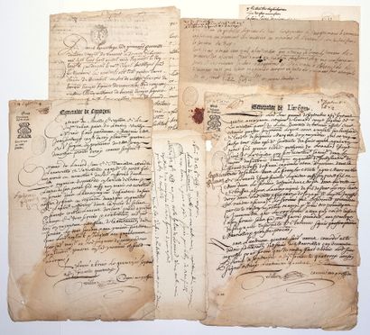 CORRÈZE. DE LÉONARD Seigneur de MAURIOLLES....