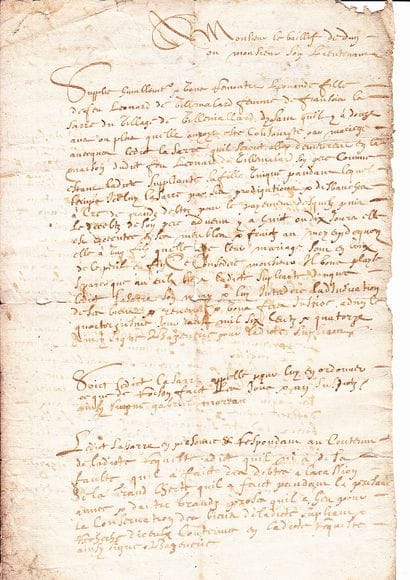 LOIR-ET-CHER. VILLEMALARD (41). Copy of the...