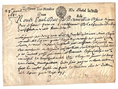 Paul, Duc de BEAUVILLIERS (1648-1714) Duc...