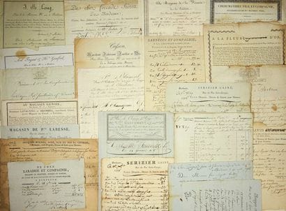 BORDEAUX (33). 24 BILLS FROM BORDEAUX from...