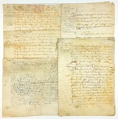 MANCHE. 1442. Seigneury of MAGNEVILLE and...