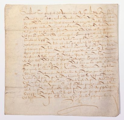 AISNE. 1605. Seigneury of GERSY. Sale of...