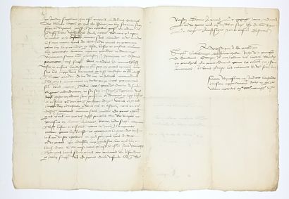 PICARDIE. 1496. DE HOULEFORT Seigneur. Double...