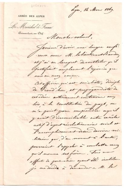 BUGEAUD de la PICONNERIE (Thomas-Robert)...