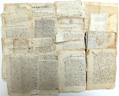 AVEYRON (Rouergue). 1572. Archive of the...