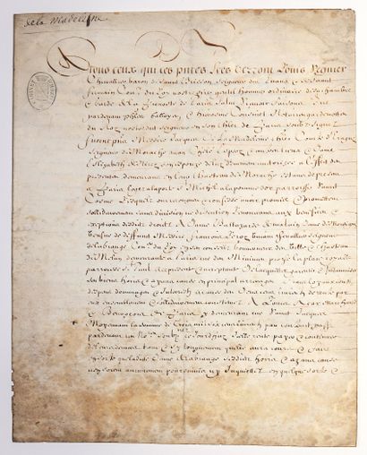 SEINE-ET-MARNE. 1647. Indemnity for Mr. le...