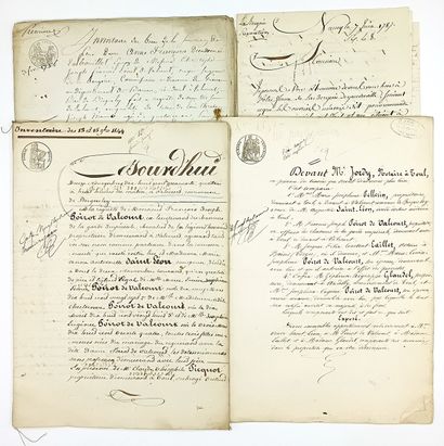 MEURTHE-ET-MOSELLE. Archive of 70 documents...