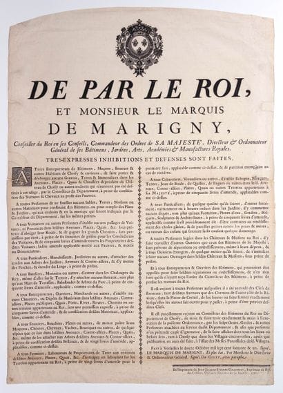 VAL-DE-MARNE. CHÂTEAU DE CHOISY-LE-ROI. 1761....