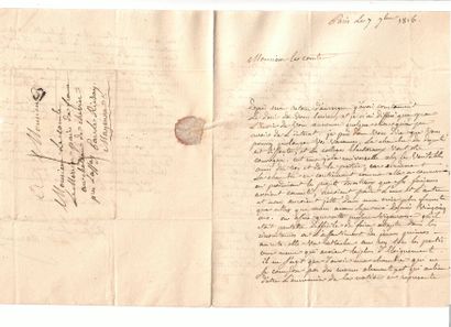 HARMAND (Nicolas-François, Baron d'ABANCOURT)...