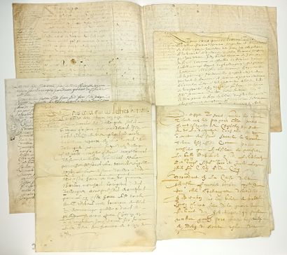 MANCHE. 1442. Seigneury of MAGNEVILLE and...