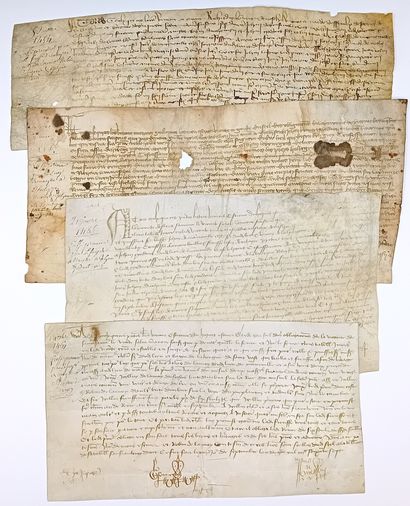 MANCHE. 1442. Seigneury of MAGNEVILLE and...