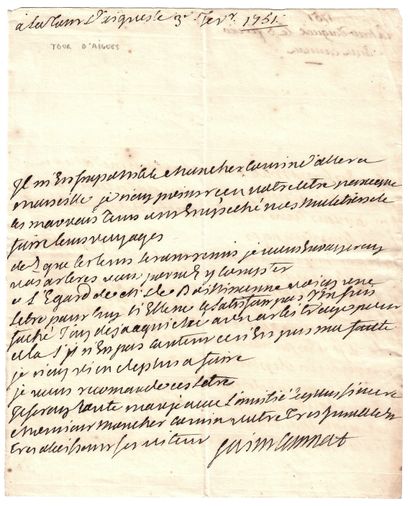 VAUCLUSE. François de BRUNY de SAINT-CANNAT,...
