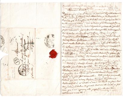 WELLINGTON and FOUCHÉ. Autograph letter signed...