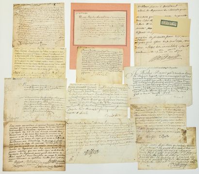 RÉGIMENTS DE LOUIS XIV. 12 Quittances ou...