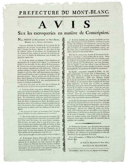 SAVOIE. 1809. 