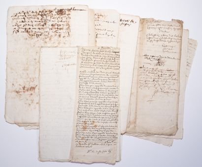 RHÔNE. 1553. BEAUJOLOIS. Set of documents...