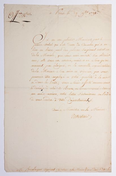 BERTAND DE MOLLEVILLE (Antoine François)...