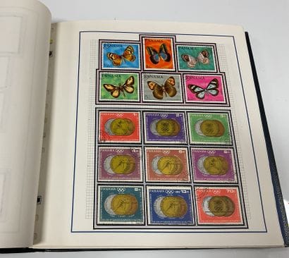 Outremer: Set of mint and cancelled stamps...