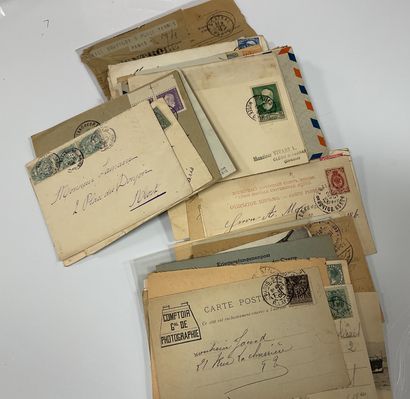 World: lot of letters from all countries,...