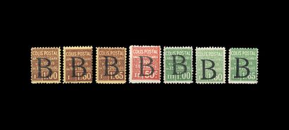 France Colis Postaux YT N°101/107 : new....