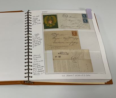 Letters - Haute Marne : Postmarks + letters...